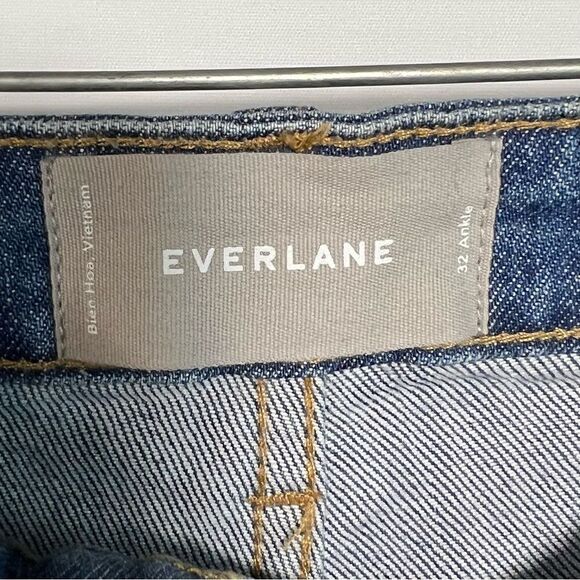 Everlane Mid Rise Blue Ankle Jeans 32 - Picture 2 of 4